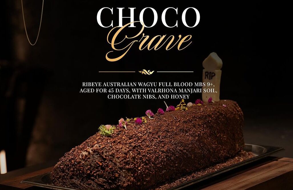 Eksplorasi Rasa Unik dengan “Choco Grave” Dry Age Wagyu dengan Cokelat di Meatguy Steakhouse!