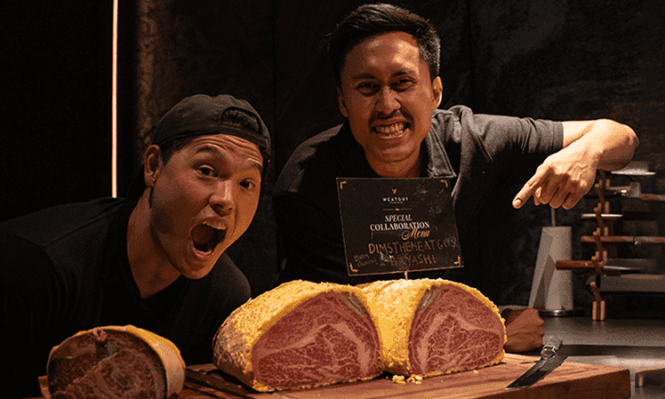Meatguy Steakhouse and Bayashi: Crafting a 45-Day Cheese-Aged Fullblood Wagyu Ribeye